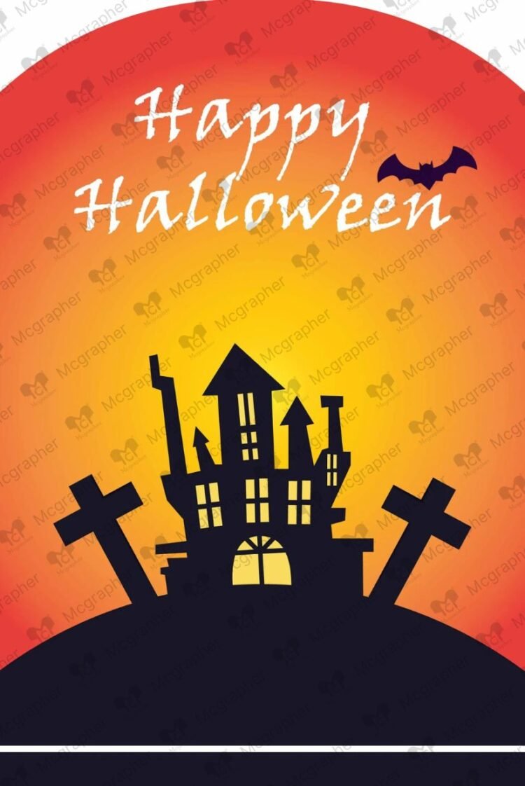 Halloween hunted tree Illustration