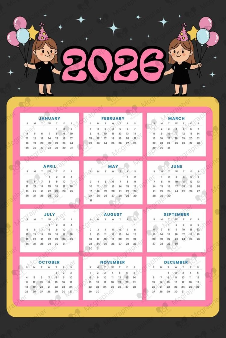 2026 Party Calendar