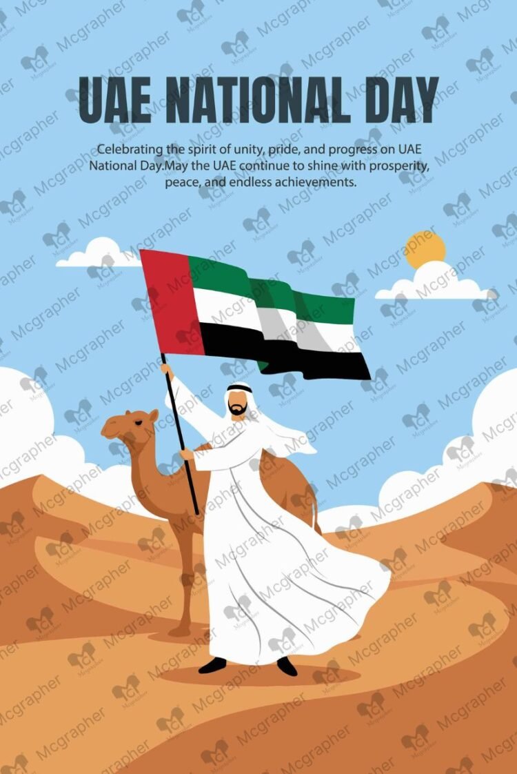 UAE National Day Vector creative