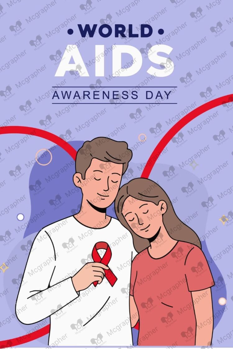 AIDS Awareness day Vector Illustration